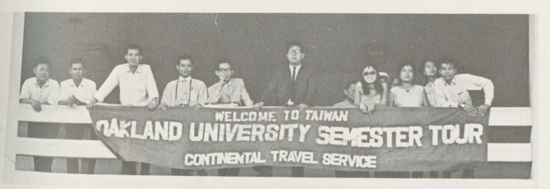 Taiwan delegation welcoming OU students